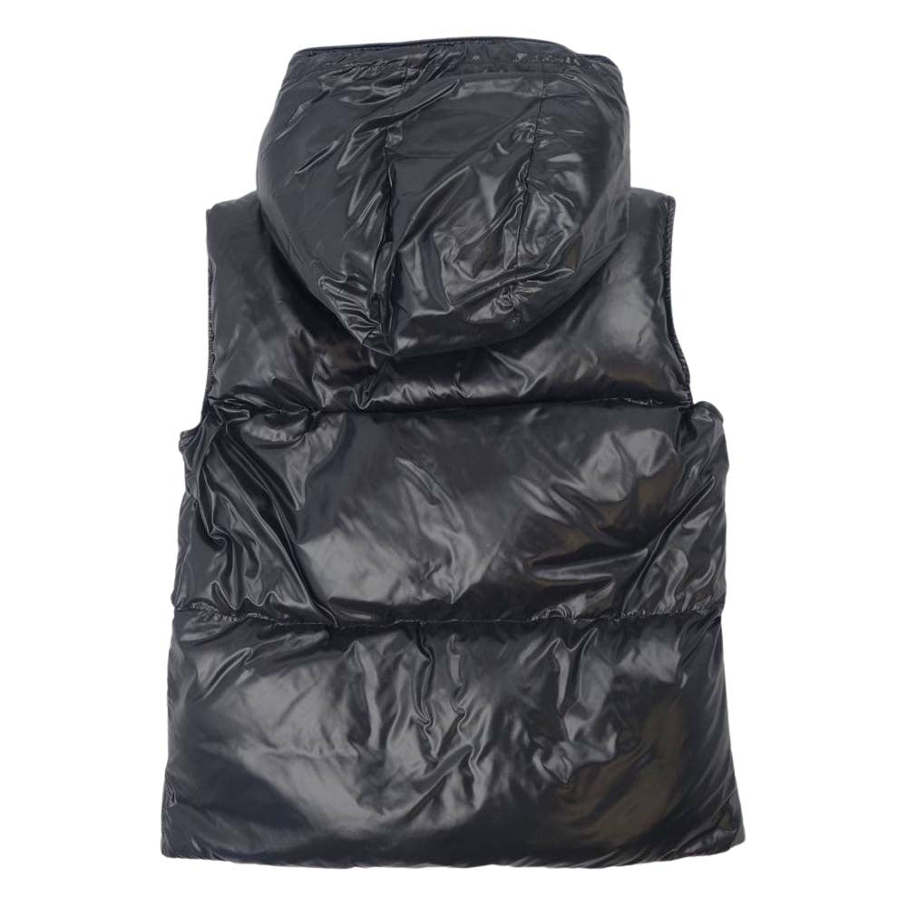 MONCLER モンクレール F20911A51C0068950 AGNEAUX GILET ナイロン ダウンベスト ブラック系【美品】【中古】