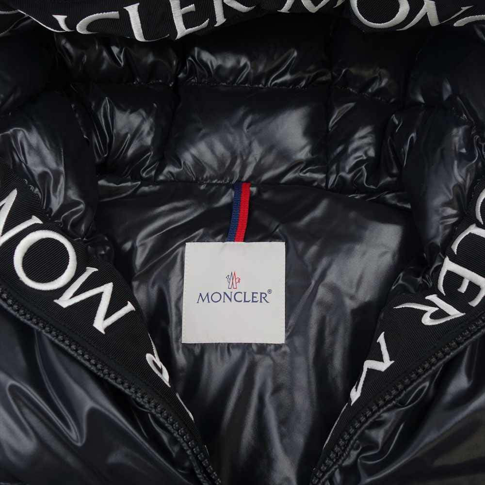 MONCLER モンクレール F20911A51C0068950 AGNEAUX GILET ナイロン ダウンベスト ブラック系【美品】【中古】