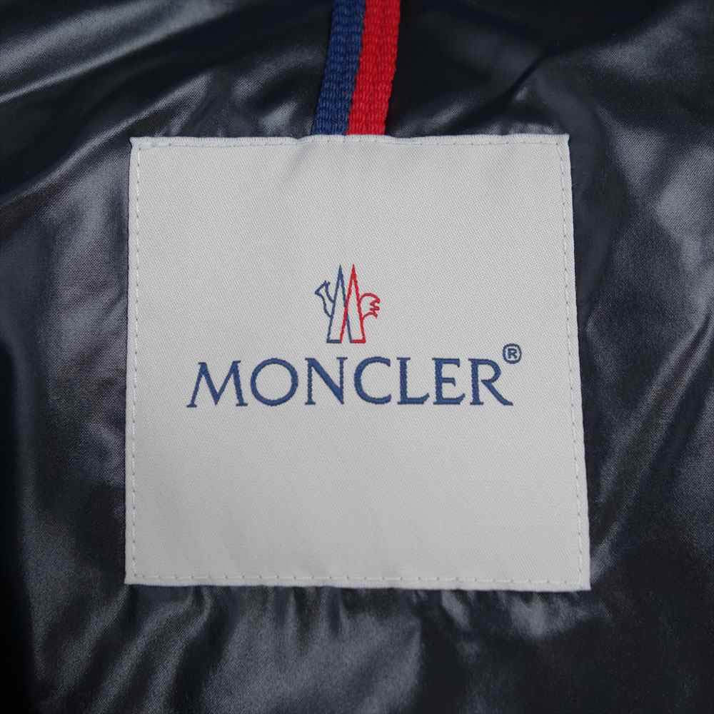 MONCLER モンクレール F20911A51C0068950 AGNEAUX GILET ナイロン ダウンベスト ブラック系【美品】【中古】