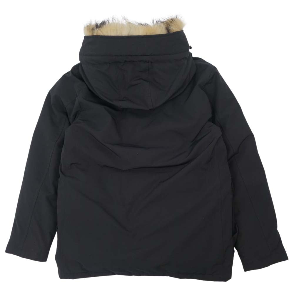 Danton ダントン JD-8535 LAS P/C TUSSAH DOWN JACKET タッサーラクーンファー付 ダウンジャケット ブラック系 40【中古】