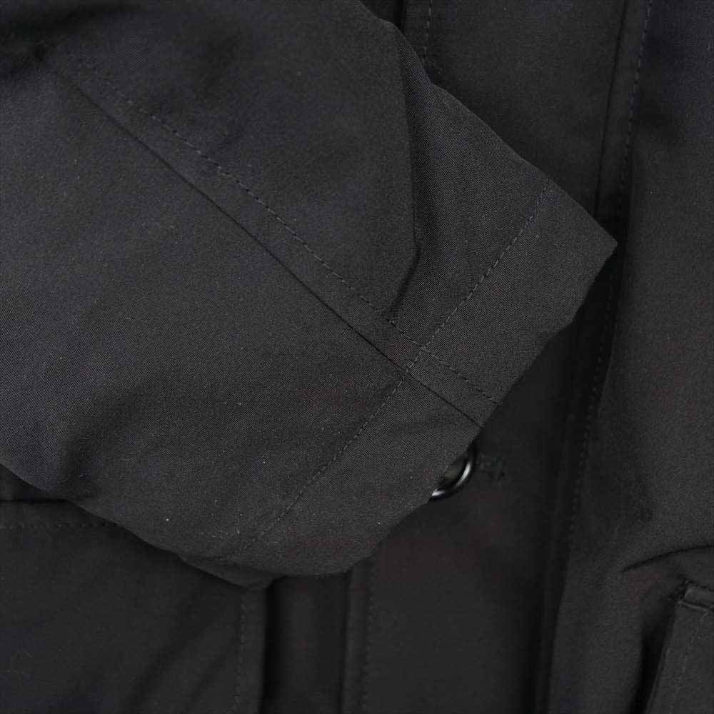 Danton ダントン JD-8535 LAS P/C TUSSAH DOWN JACKET タッサーラクーンファー付 ダウンジャケット ブラック系 40【中古】