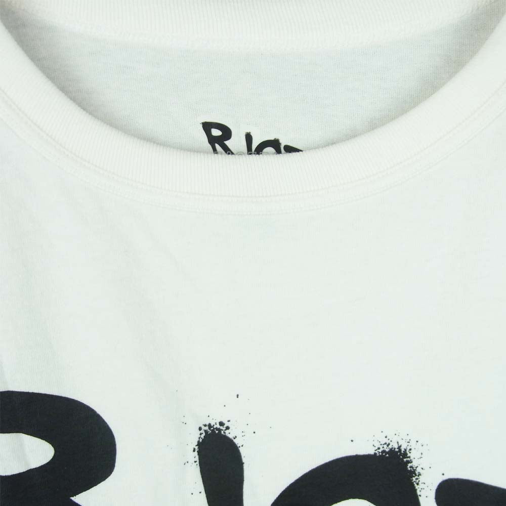ライオット ファセッタズム RF21S‐TEE-UO3 ロゴ プリント 半袖 Tシャツ ホワイト系【中古】