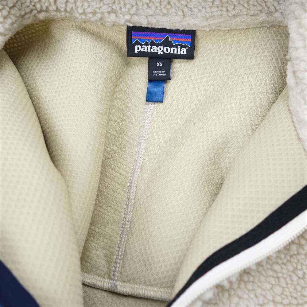 patagonia パタゴニア 23056 CLASSIC RETORO X クラシック レトロ X フリース ジャケット ベージュ系 XS【美品】【中古】
