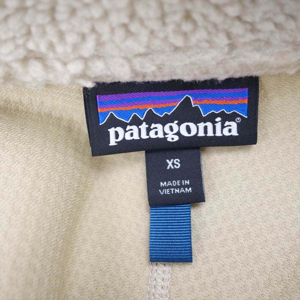 patagonia パタゴニア 23056 CLASSIC RETORO X クラシック レトロ X フリース ジャケット ベージュ系 XS【美品】【中古】
