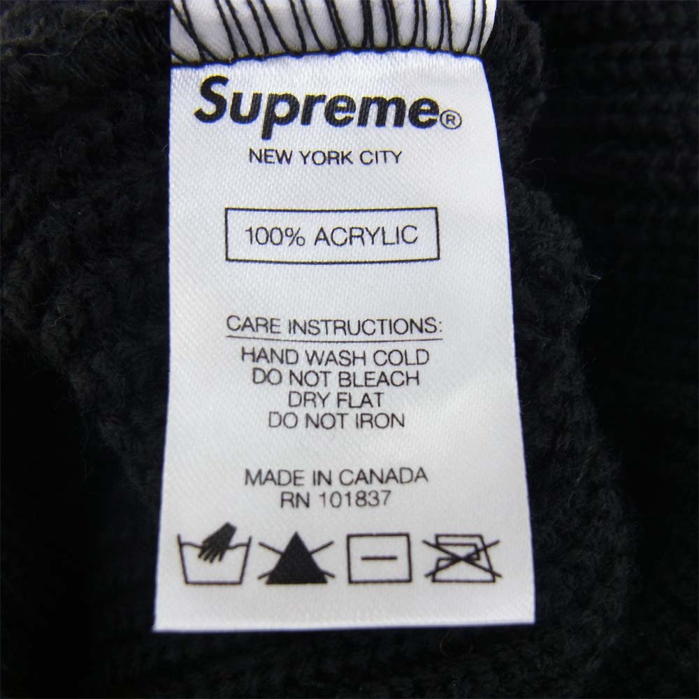 Supreme シュプリーム 20AW Loose Gauge Beanie ルーズ ゲージ ビーニー ブラック系【中古】