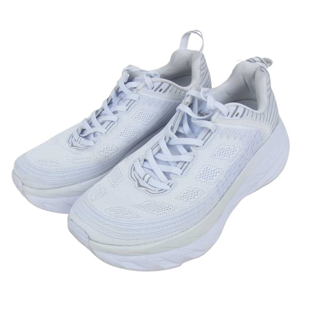 HOKA ONE ONE ホカ オネオネ 1010269 M BOND1 6 ボンダイ 6 ホワイト ホワイト系 27cm【中古】