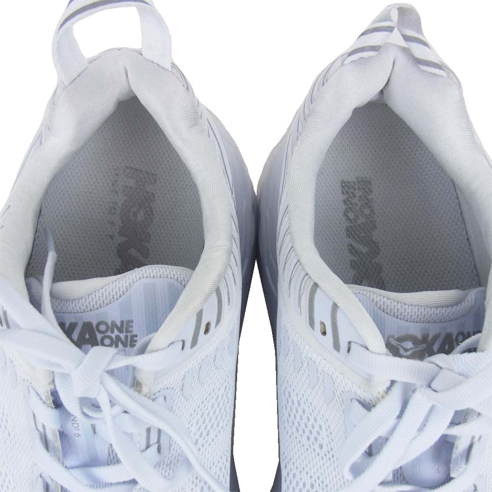 HOKA ONE ONE ホカ オネオネ 1010269 M BOND1 6 ボンダイ 6 ホワイト ホワイト系 27cm【中古】