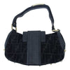 FENDI フェンディ ズッカ ロゴ トートバッグ レザー バッグ ブラック系【中古】