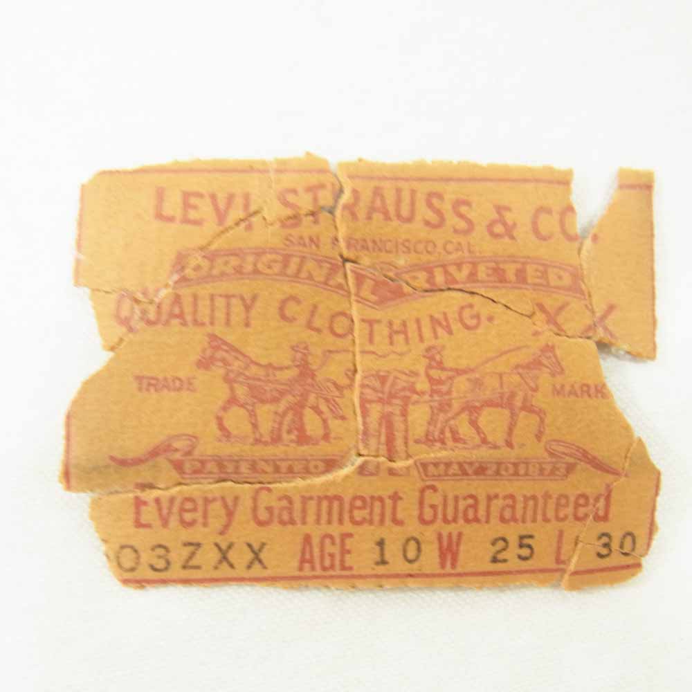 Levi's リーバイス ヴインテージ オリジナル 503ZXX AGE10 キッズサイズ BIGE インディゴブルー系 W25【中古】