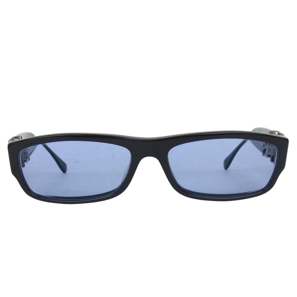 CHROME HEARTS クロムハーツ（原本無） BELOW ME セメタリークロス メガネ 度入り  サングラス ブラック系 57□16-143【中古】