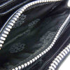 CHROME HEARTS クロムハーツ（原本無） REC F ZIP セメタリーキルテッド クロス レザーウォレット ブラック系【中古】