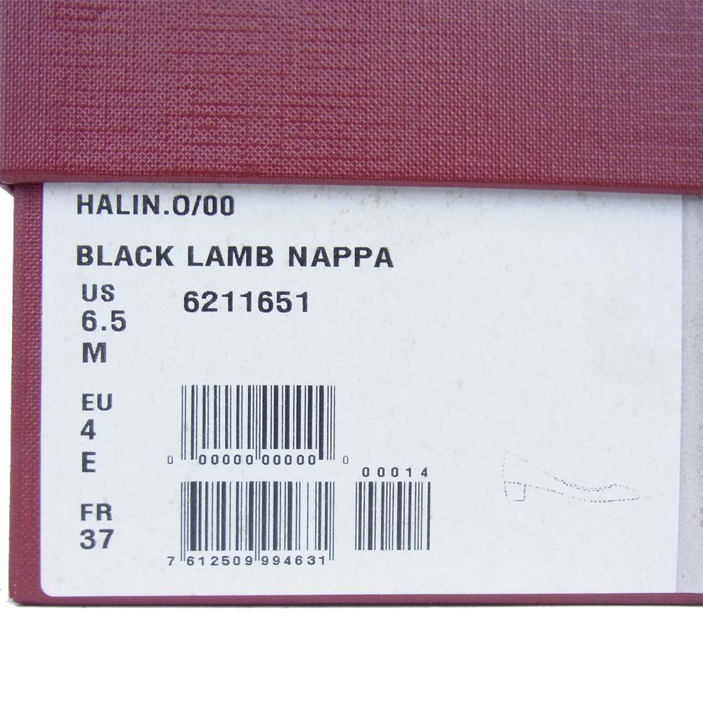 BALLY バリー 国内正規品 HALIN.O/00 ラムナッパレザー ヒールシューズ ブラック系 37【美品】【中古】