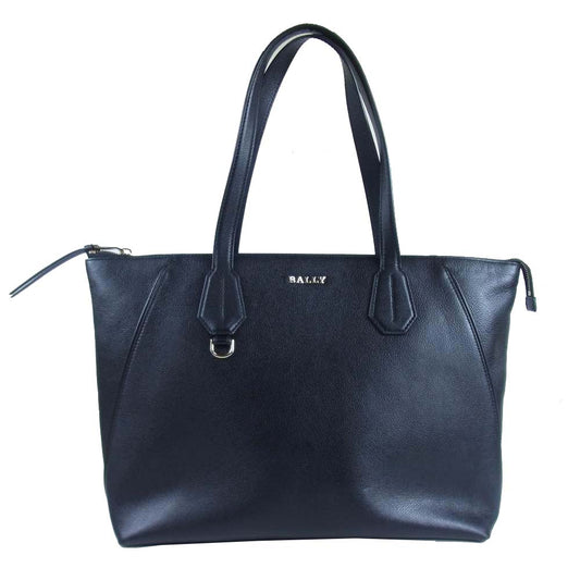 BALLY バリー 国内正規品 CALIBRI.0/759 レザー トートバッグ ブラック系【中古】