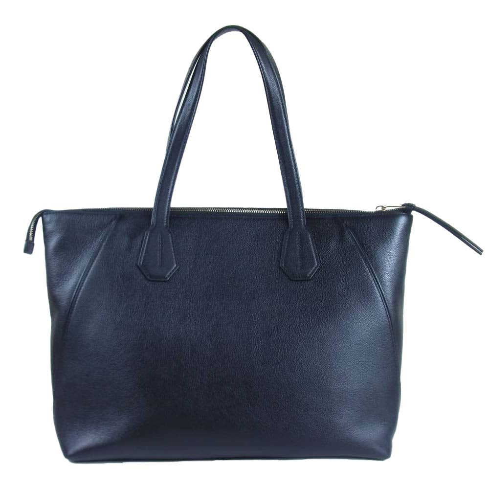 BALLY バリー 国内正規品 CALIBRI.0/759 レザー トートバッグ ブラック系【中古】