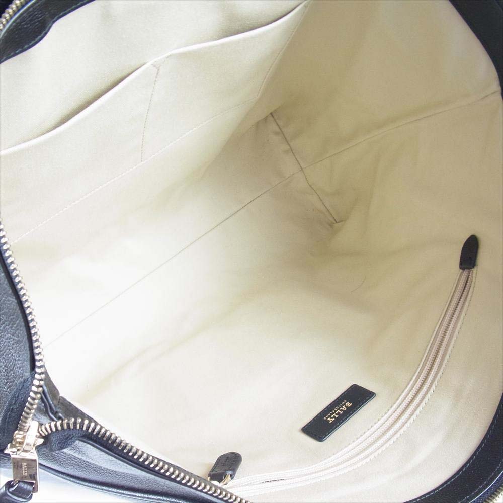 BALLY バリー 国内正規品 CALIBRI.0/759 レザー トートバッグ ブラック系【中古】