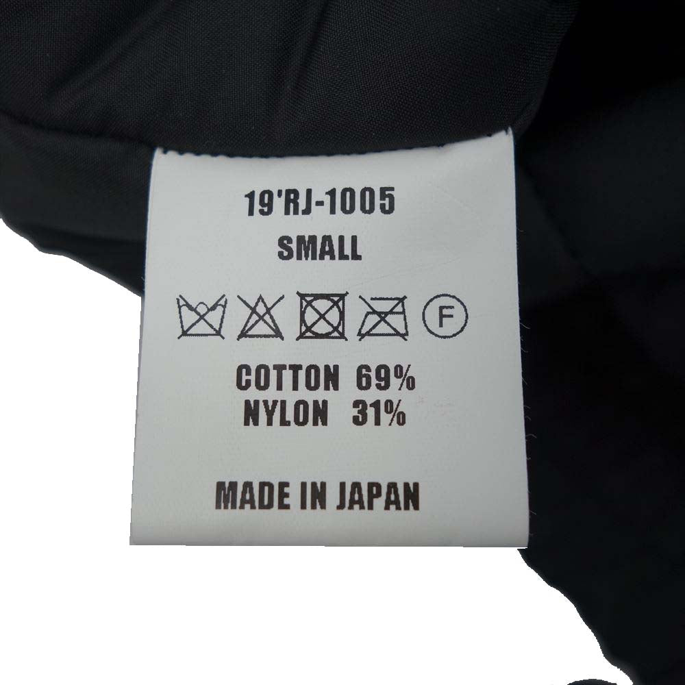 RATS ラッツ 19AW 19'RJ-1005 TRACK JKT トラック ジャケット ジップアップ ブラック系 S【美品】【中古】