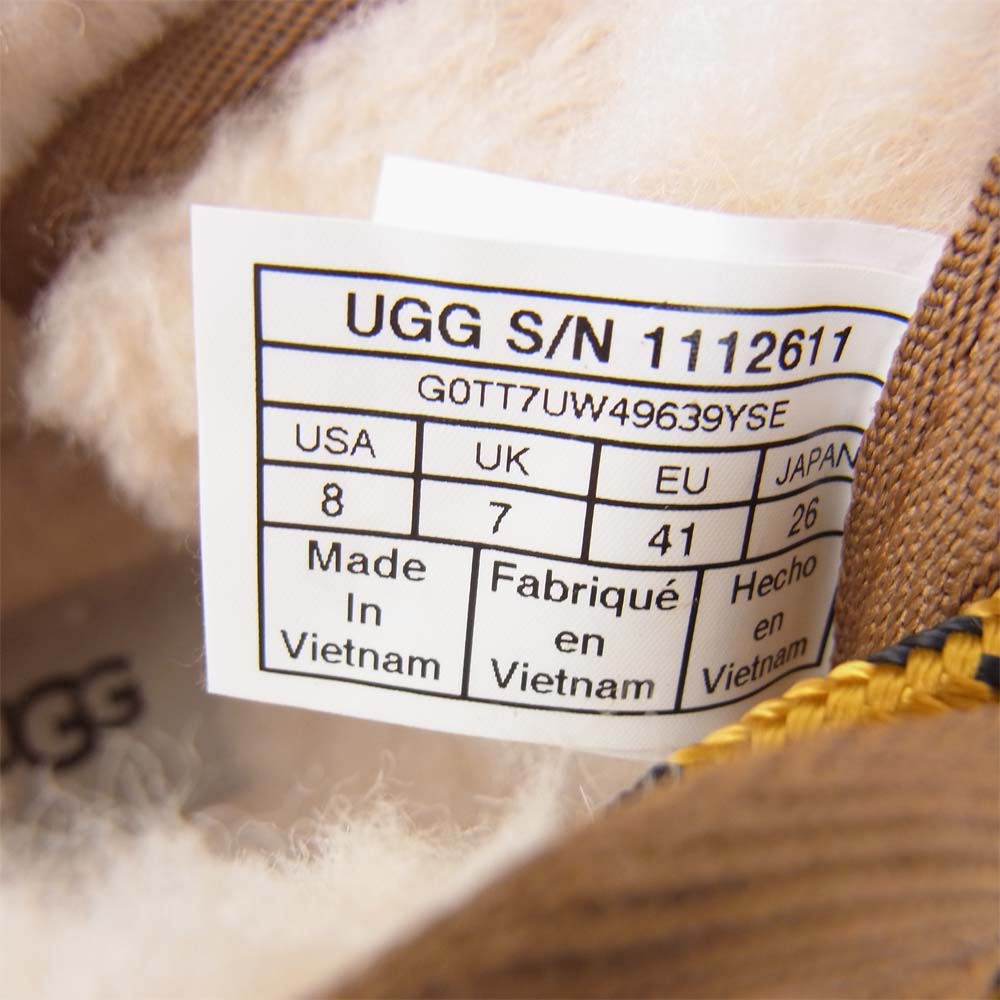 UGG アグ 1112611 × NEIGHBORHOOD NHUG.NEUMEL / CL-BOOTS ニューメル ブーツ ブラウン系 26cm【美品】【中古】