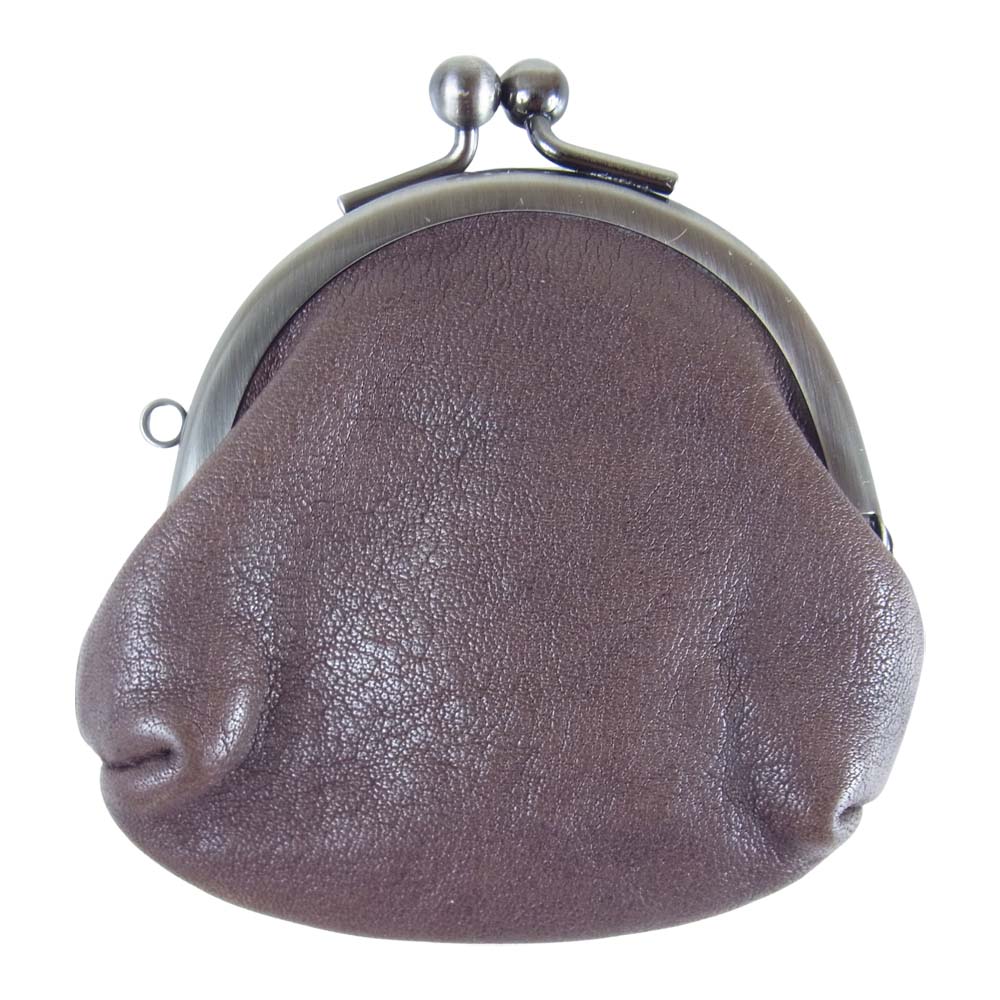 土屋鞄製造所 トーンオイルヌメ クリスマス限定色 ミニがま口財布 ブラウン系【中古】