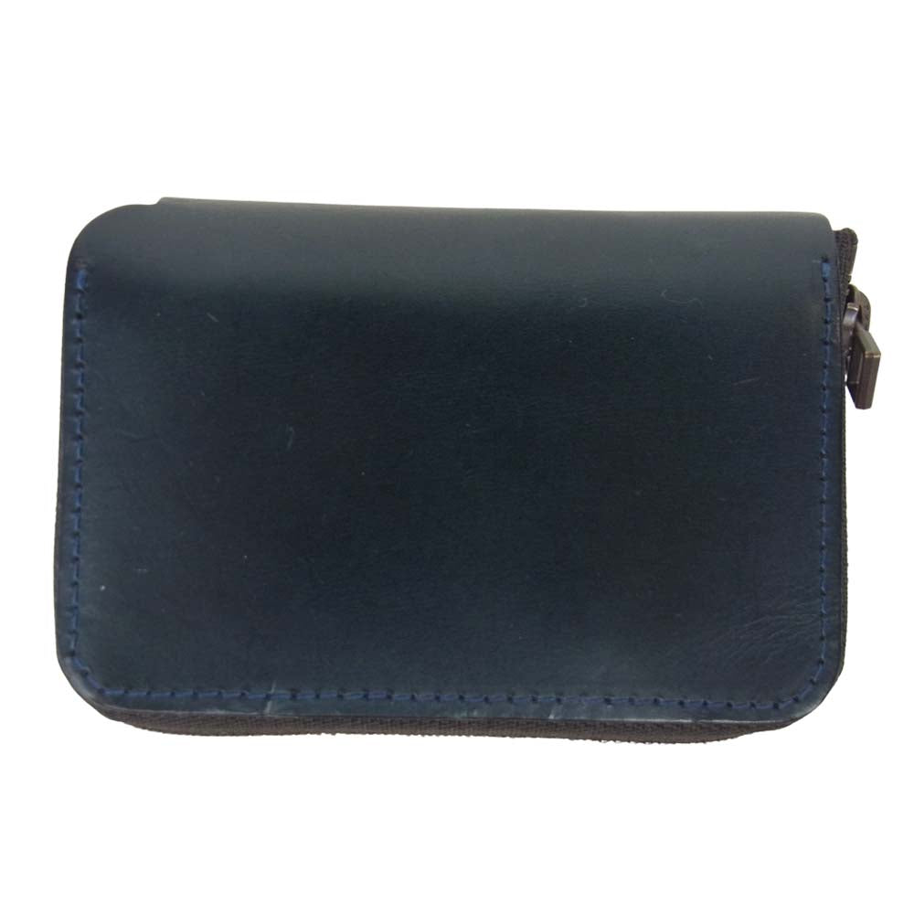 エムピウ ZONZO ゾンゾ 二つ折り財布 ネイビー系【中古】