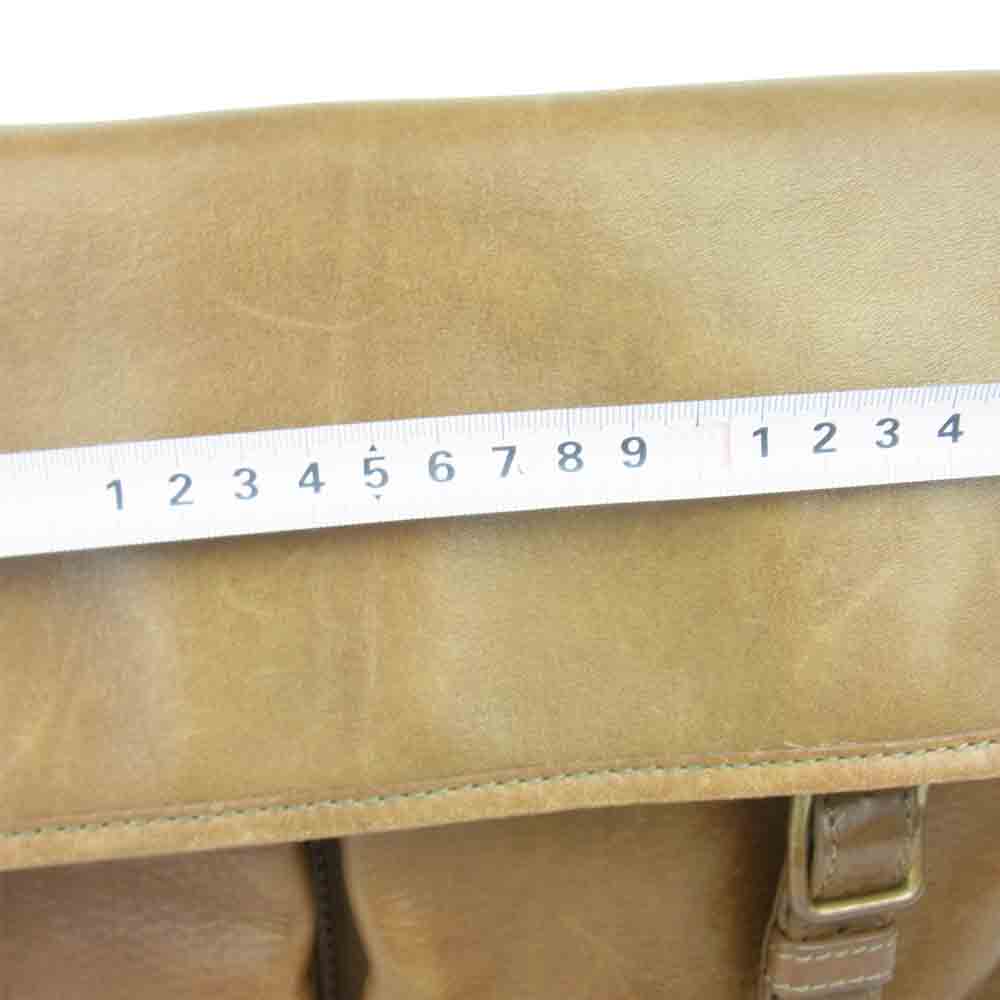 土屋鞄製造所 ビークル ハーフフラップ レザー ショルダー バッグ ブラウン系【中古】