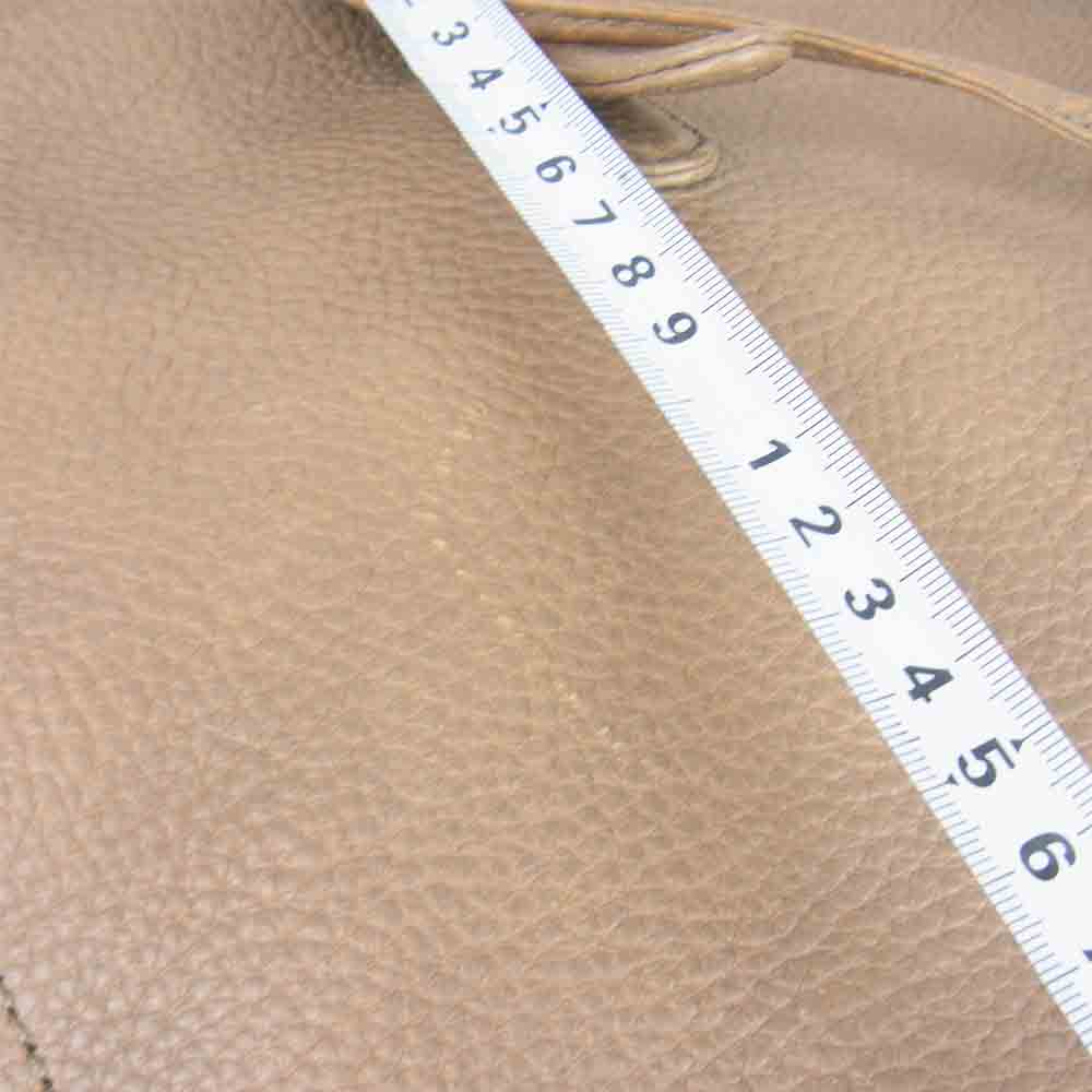 土屋鞄製造所 トーンオイル ヌメソフト クリスマス限定色 バックパック ベージュ系【中古】