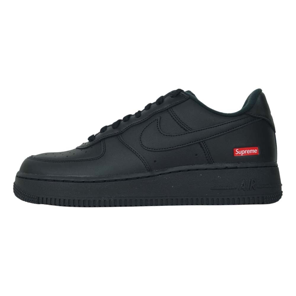 Supreme シュプリーム 20SS CU9225-100 × ナイキ Nike 国内正規品 AIR FORCE 1 LOW Black エアフォース 1 ロウ スニーカー ブラック系 27.0cm【新古品】【未使用】【中古】
