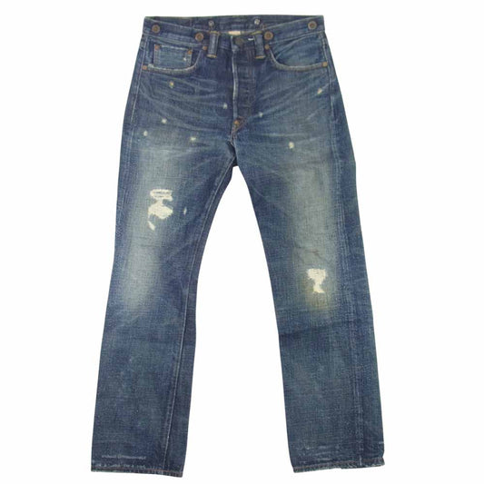 RRL ダブルアールエル シンチバック 加工 デニム インディゴブルー系 29【中古】