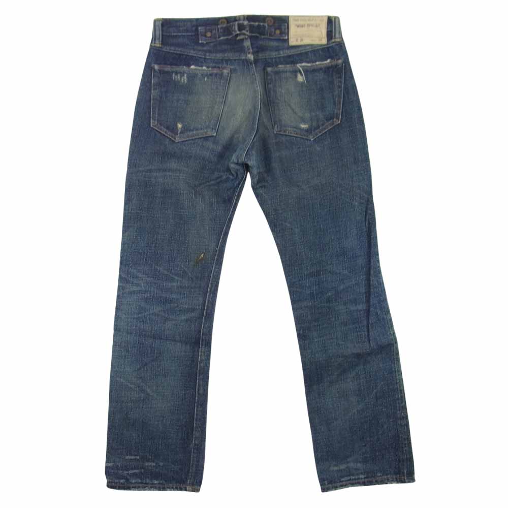 RRL ダブルアールエル シンチバック 加工 デニム インディゴブルー系 29【中古】