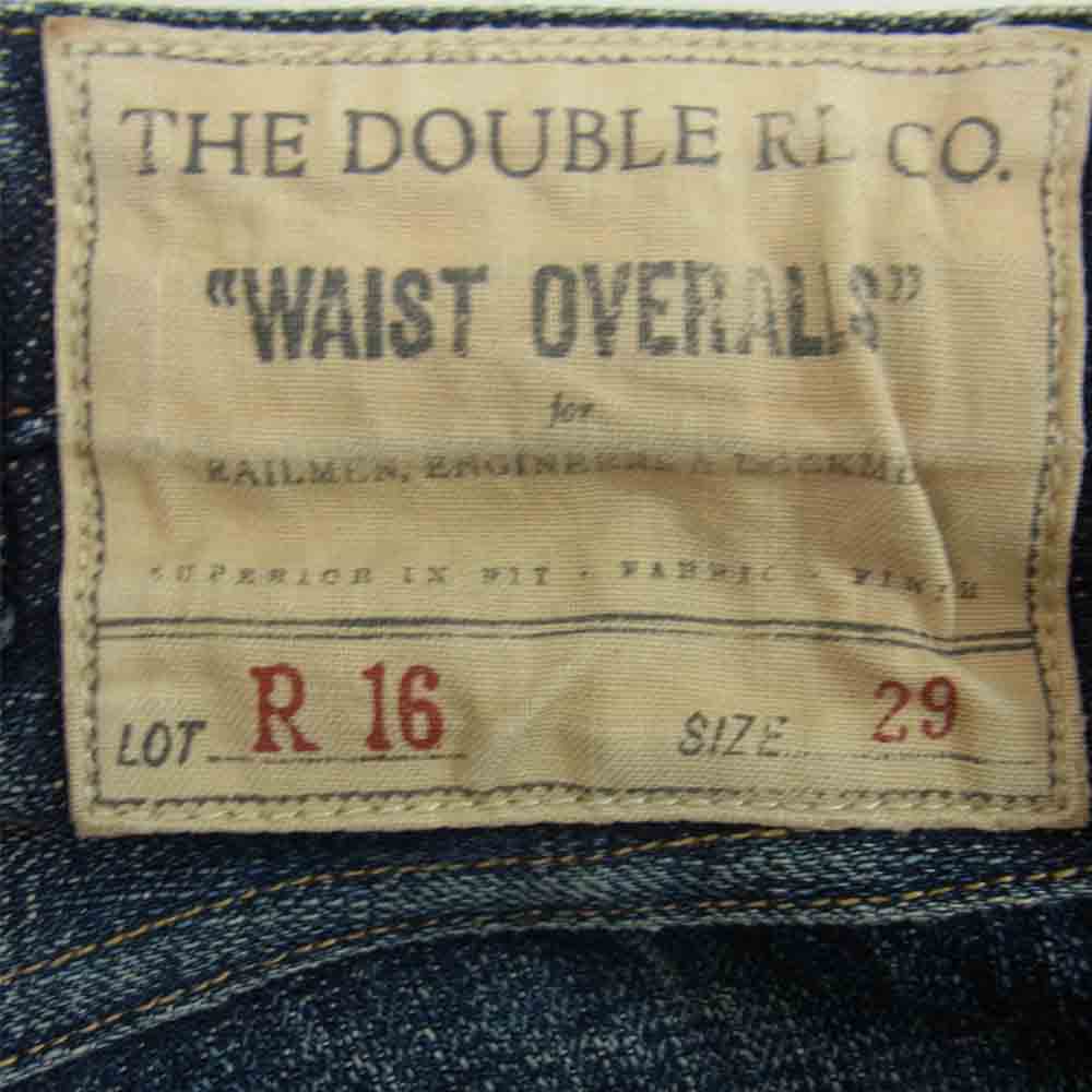 RRL ダブルアールエル シンチバック 加工 デニム インディゴブルー系 29【中古】