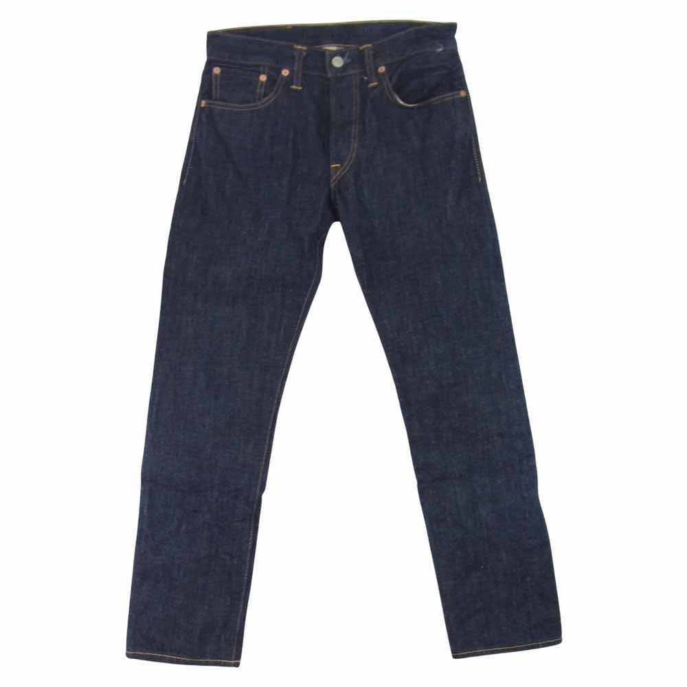 RRL ダブルアールエル リジット 革パッチ デニム インディゴブルー系 28【中古】