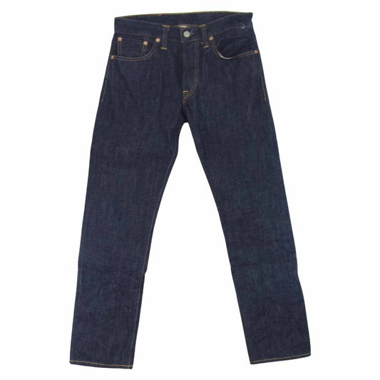 RRL ダブルアールエル リジット 革パッチ デニム インディゴブルー系 28【中古】