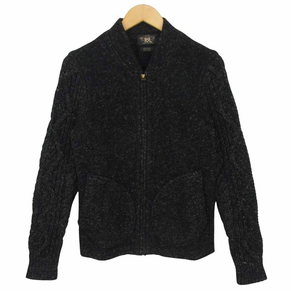 RRL ダブルアールエル フルジップ ニット XS【中古】