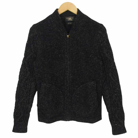 RRL ダブルアールエル フルジップ ニット XS【中古】