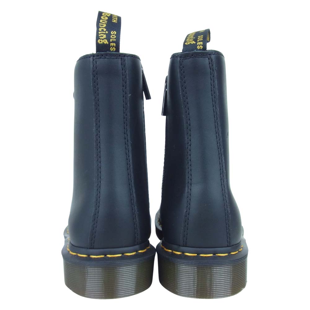 Dr.Martens ドクターマーチン 23863001 1460 PASCAL FRNT ZIP パスカル フロント ジップ 8ホール ブーツ ブラック系 UK 7【新古品】【未使用】【中古】