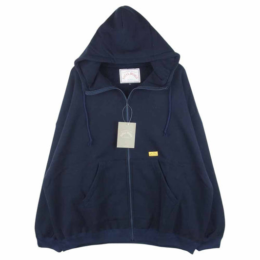 NATAL DESIGN ネイタルデザイン TP-012 C.C.SWEAT PARKA スウェット パーカー ビッグシルエット シープ 裏起毛 NAVY L【新古品】【未使用】【中古】