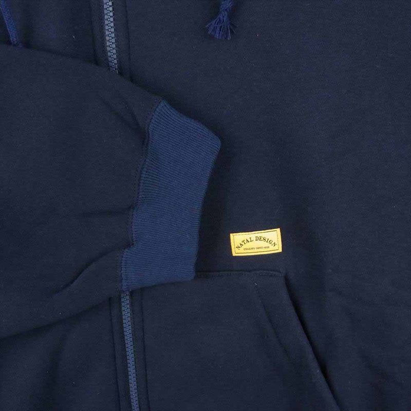 NATAL DESIGN ネイタルデザイン TP-012 C.C.SWEAT PARKA スウェット パーカー ビッグシルエット シープ 裏起毛  NAVY L【新古品】【未使用】【中古】