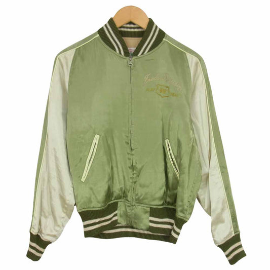 THE FLAT HEAD ザフラットヘッド Freds Phillips 66 スカジャン スーベニア ジャケット ライトグリーン系 M【中古】