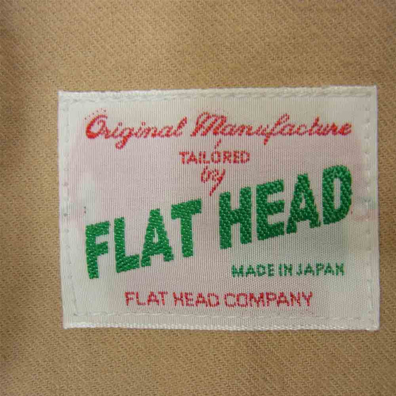 THE FLAT HEAD ザフラットヘッド Freds Phillips 66 スカジャン スーベニア ジャケット ライトグリーン系 M【中古】