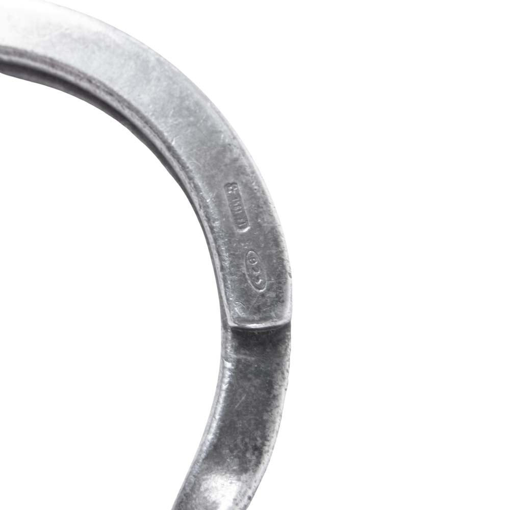 GUCCI グッチ ロッキングG モチーフ ロゴ チャーム リング キーホルダー 925 シルバー系【中古】
