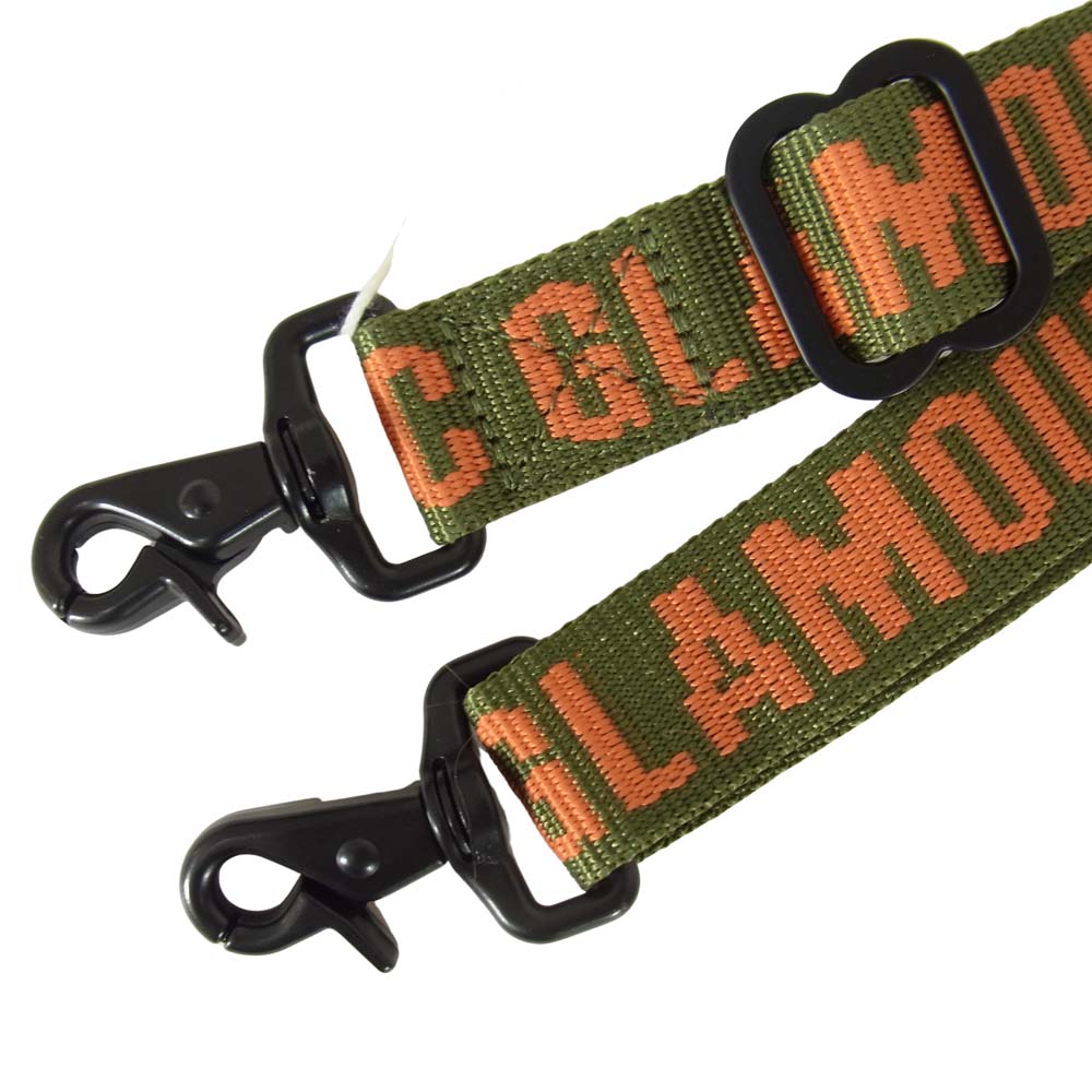 HYSTERIC GLAMOUR ヒステリックグラマー 02213QG05 ロゴジャガード ショルダー ストラップ グリーン系【新古品】【未使用】【中古】