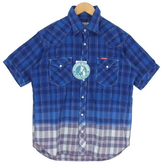 HYSTERIC GLAMOUR ヒステリックグラマー 21SS 02211AH17 HYSTERIC GIRL グラデーション ウエスタン シャツ マルチカラー系 L【新古品】【未使用】【中古】