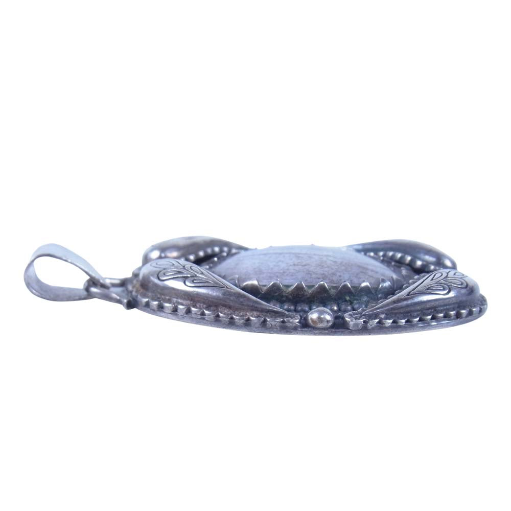 ジューベニリア モルフォ蝶 ペンダント トップ ペンダントトップ シルバー系【中古】