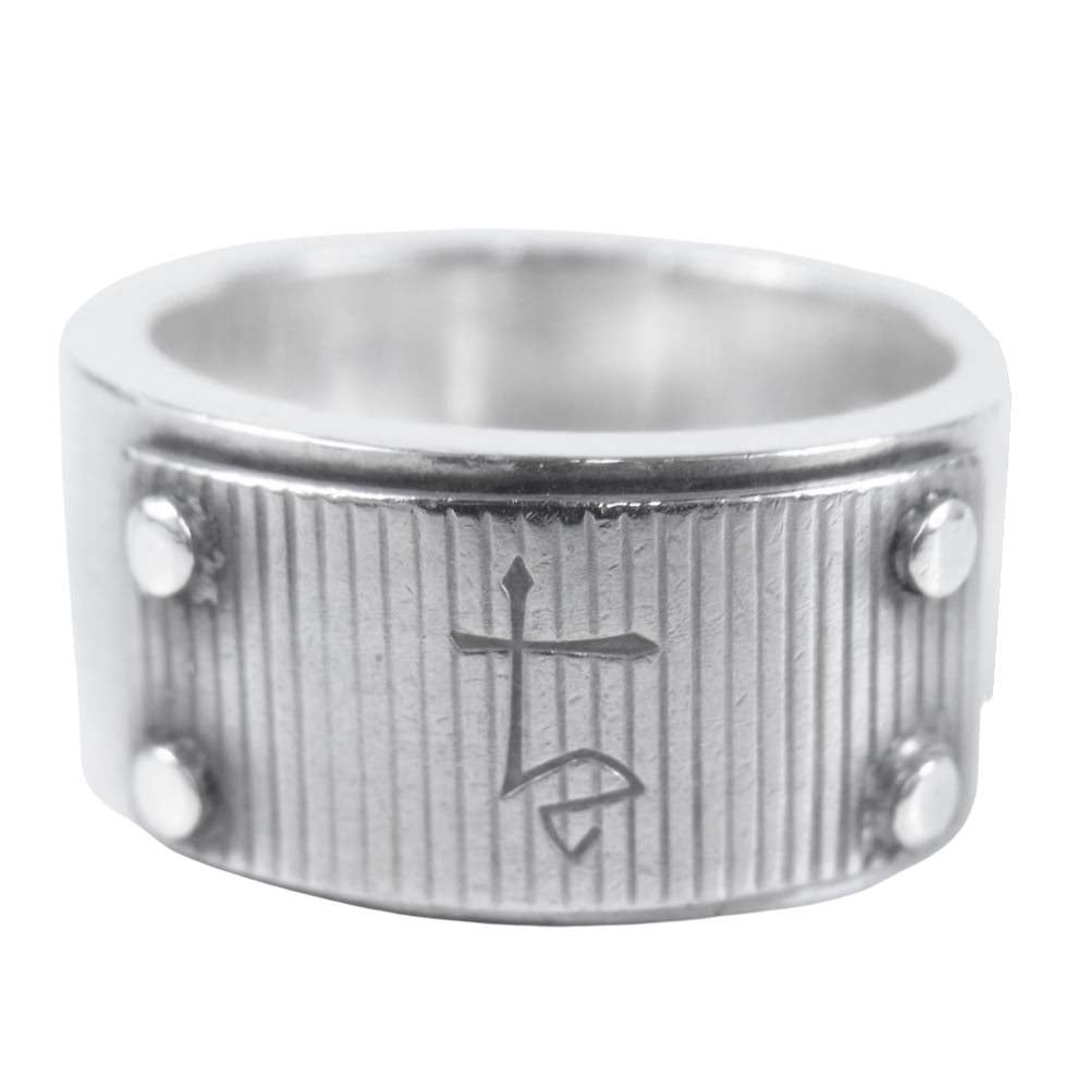 GARNI ガルニ プレート リング 指輪 シルバー系 18～19号程度【中古】