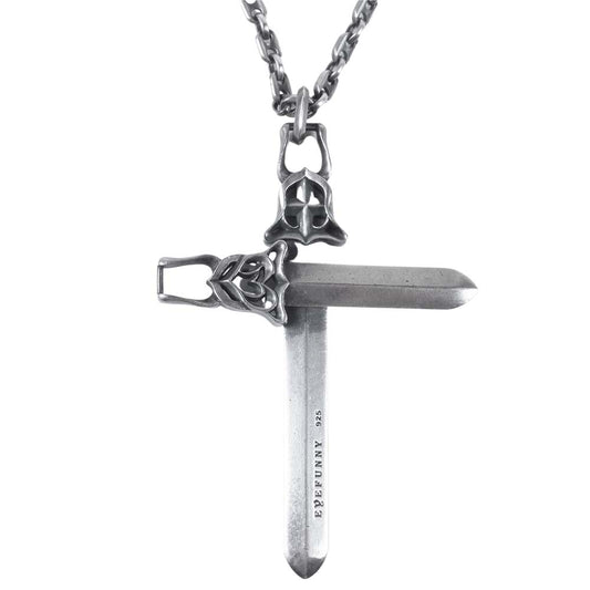 EYEFUNNY アイファニー ダガー クロス ネックレス シルバー925 925 シルバー系【中古】