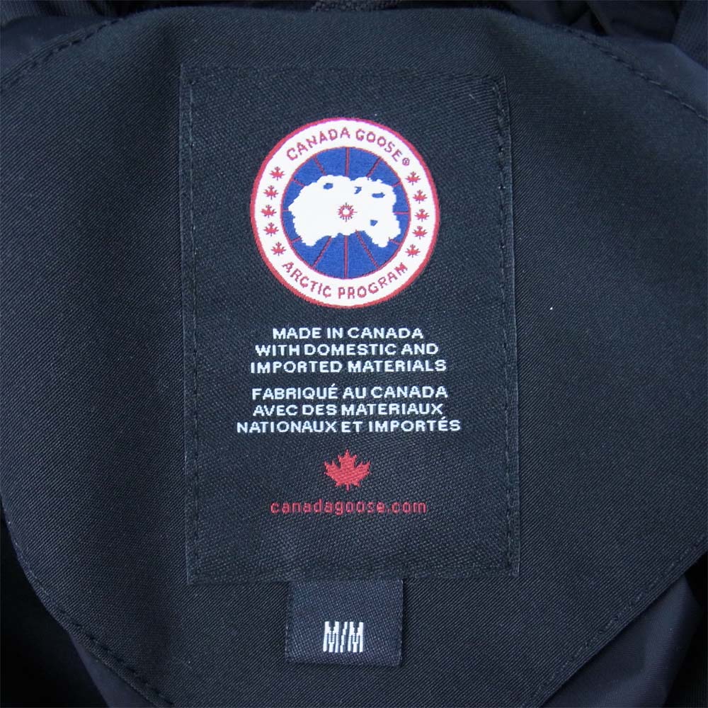CANADA GOOSE カナダグース 5805L サザビーリーグ国内正規品 DEEP COVE BOMBER ディープ コーヴ ボンバー ダウン ジャケット ブラック系 M【中古】
