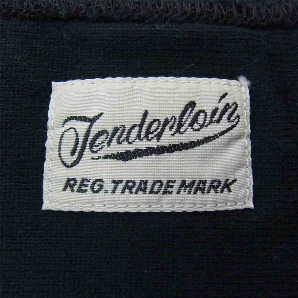 TENDERLOIN テンダーロイン 17SS T-COTTON NFL MD CAHULAWASSE RIVER 七分丈 Tシャツ ブラック系 L【中古】