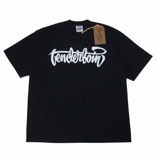 TENDERLOIN テンダーロイン 17SS T-TEE SP ロゴプリント Tシャツ ブラック系 L【中古】