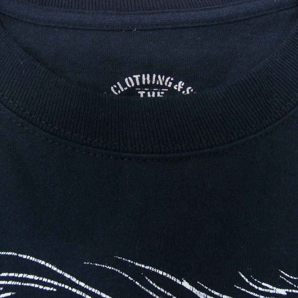 TENDERLOIN テンダーロイン T-TEE L/S LHS ロングへアー スカル 長袖 Tシャツ ブラック系 L【中古】