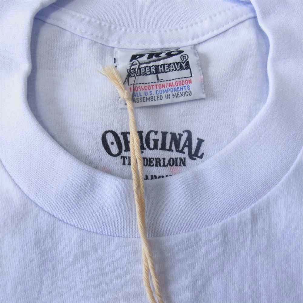 TENDERLOIN テンダーロイン T-TEE S ダリスカル Tシャツ ホワイト系 L【新古品】【未使用】【中古】