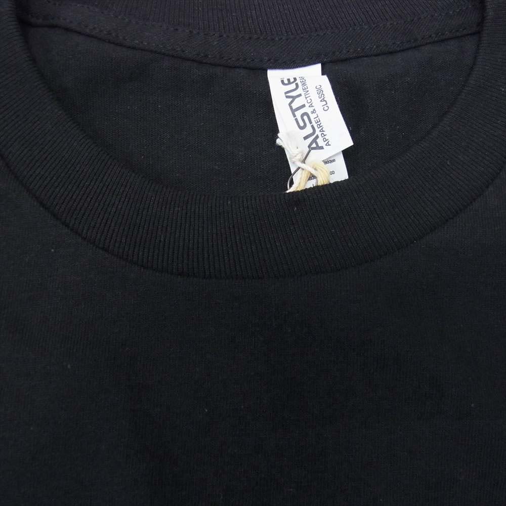 TENDERLOIN テンダーロイン T-TEE NEW.B ロゴ プリント 半袖 Tシャツ ブラック系 L【新古品】【未使用】【中古】